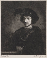 KG 01372
<br/>
Man met baret
<br/>
<em>Riedel, Johann Anton (1736-1816)</em>